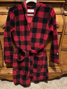 Boys Abercrombie & Fitch Plush Hooded Robe